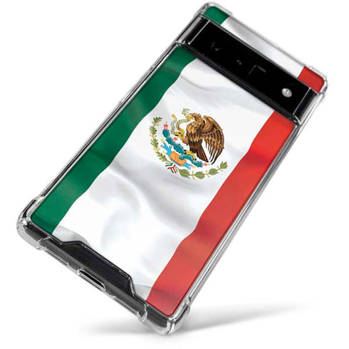 Mexico Flag Google Pixel 6 Clear Case